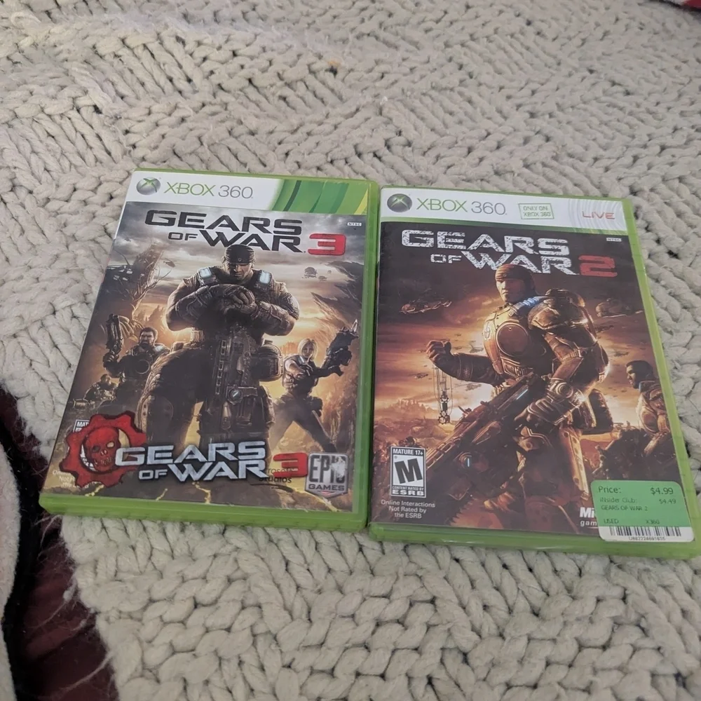Xbox Video Games Green Cases